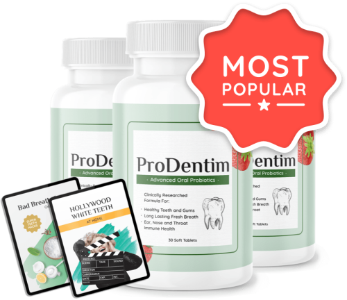ProDentim - 3 Bottles + 2 Ebooks