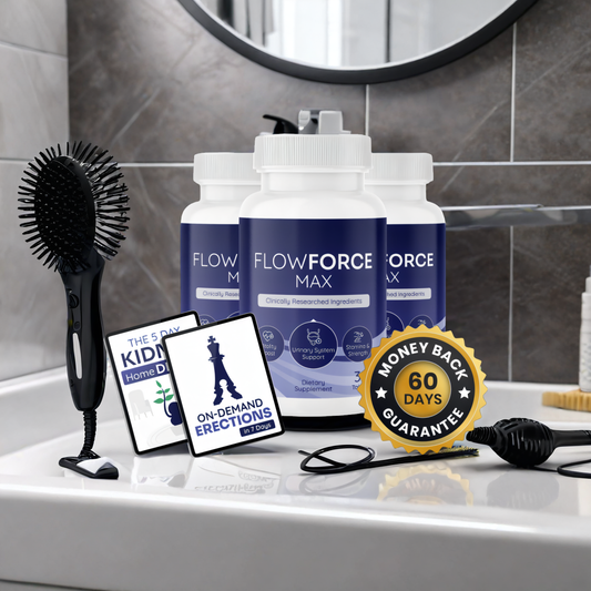 FlowForce Max - 3 Bottles + 2  Ebooks