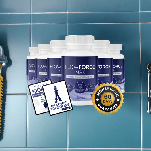 FlowForce Max - 6 Bottles + 2  Ebooks
