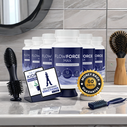 FlowForce Max - 6 Bottles + 2  Ebooks