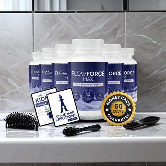 FlowForce Max - 6 Bottles + 2  Ebooks