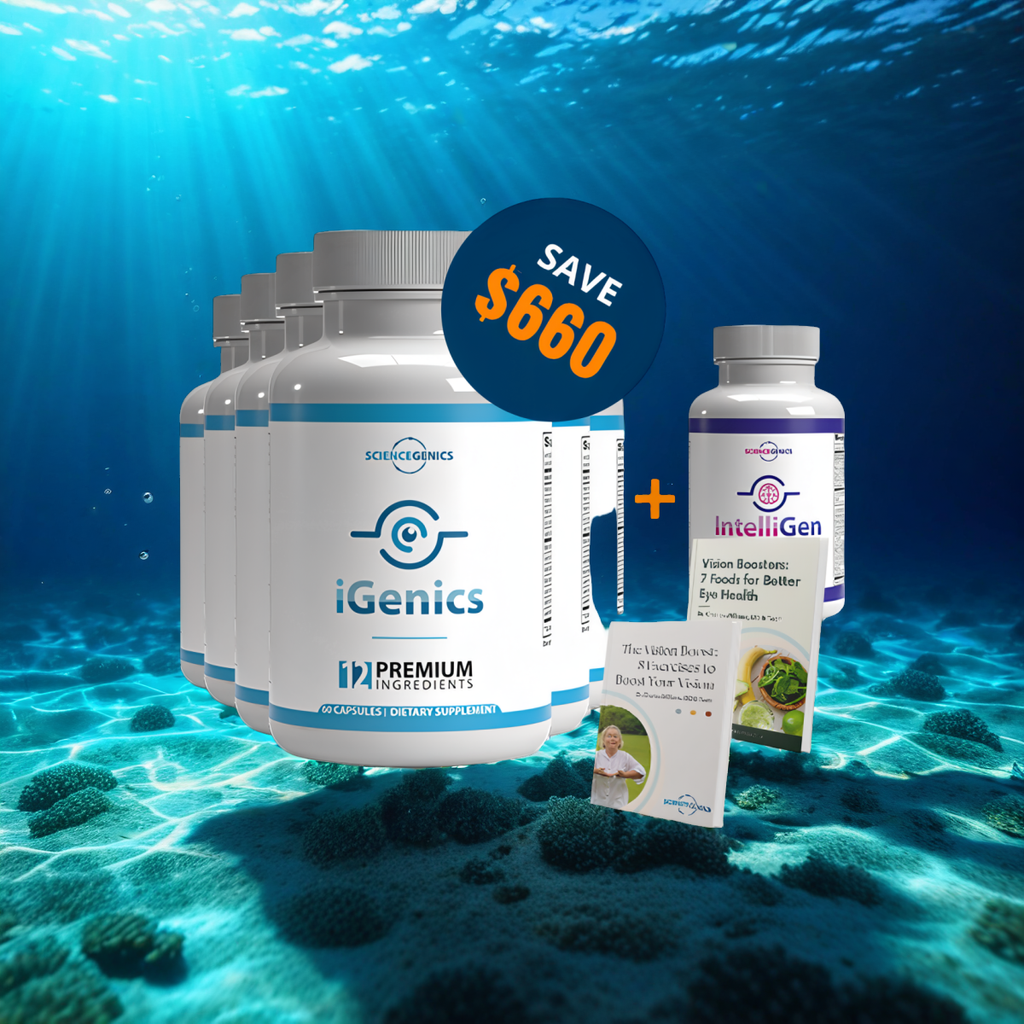 iGenics - 6 Bottles + 2  Ebooks + 1  Intelligen