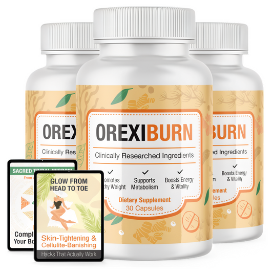 OrexiBurn - 3 Bottles + 2 Ebooks
