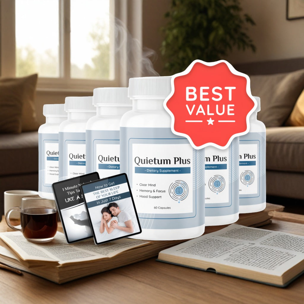 Quietum Plus - 6 Bottles + 2  Ebooks